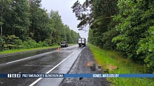 Мужчина погиб под колёсами грузовика на автодороге Минск - Микашевичи