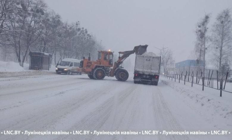 На всей территории Брестской области введен план "Погода" из-за снегопадов