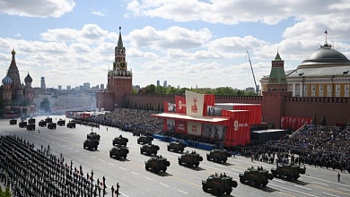 Лукашенко присутствовал на параде Победы на Красной площади в Москве