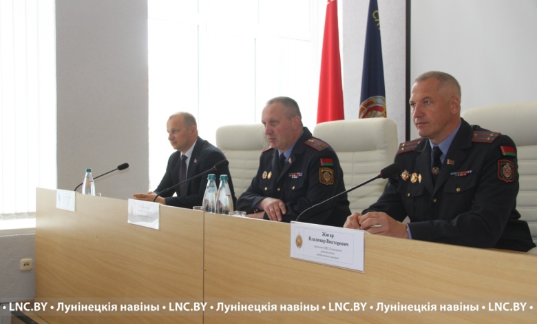 Новый начальник Лунинецкого РОВД приступил к своим обязанностям...