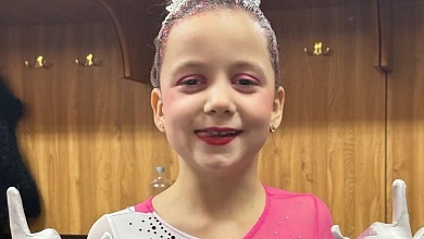 Наши юные таланты! Лунинчане выступают в фигурном катании на коньках