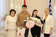 Доченьку назвали Майей. Семья Эмилии и Максима Качановичей из Лунинца