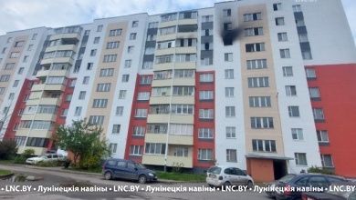 Квартира горела в Микашевичах. Есть пострадавшие