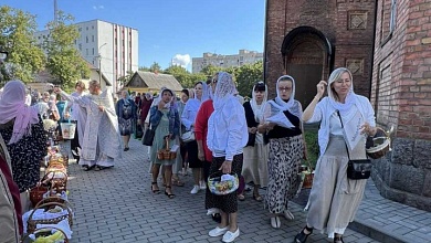 Яблочный Спас отметили в Лунинце