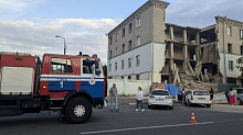 Обрушилась стена нежилой четырехэтажки в Гомеле