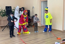 Веселую программу организовали для детей в Лунинецком районе