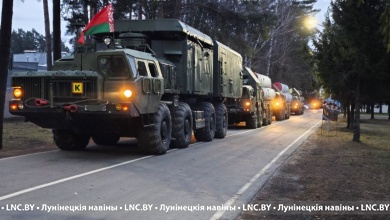 Ракетчики проводят полевой выход в Лунинецком районе