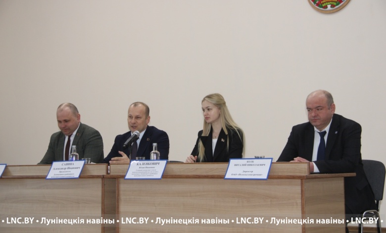 Руководитель Лунинецкого района встретился с работниками "Полесьеэлектромаш"