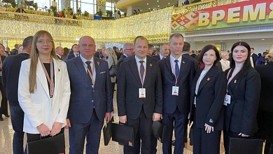 Делегаты ВНС и приглашенные от Лунинецкого района прибыли к месту заседания