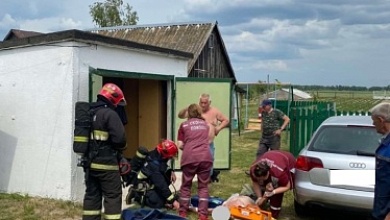 Работники МЧС в Брестской области спасли супругов
