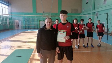 Лунинецкие гимназисты лучше всех играют в волейбол