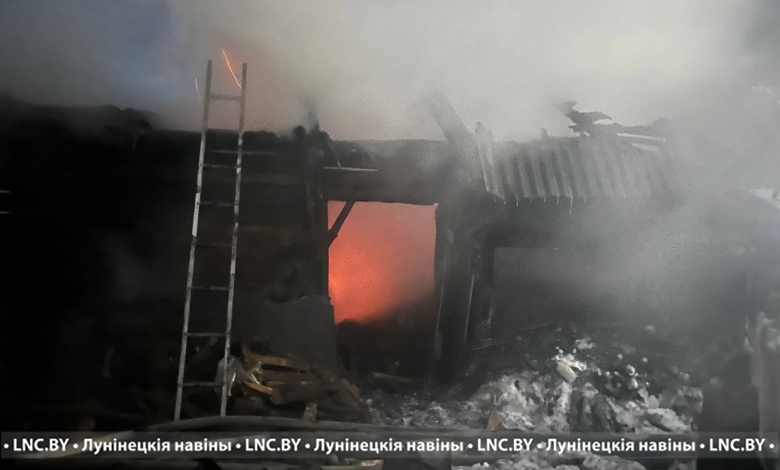 Два пожара за сутки произошло в Лунинецком районе