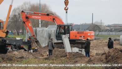 В Микашевичах активно ведутся работы по строительству второй части улицы Ф. Скорины