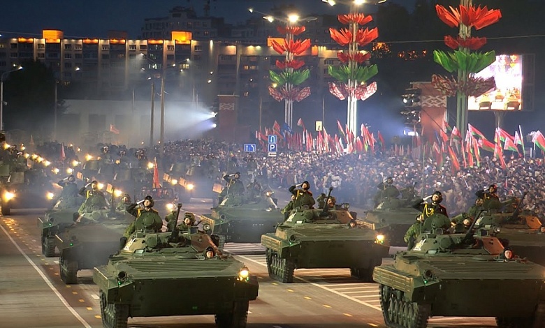 Военный ночной парад в Минске! // 80 лет Великой Победы! // 9 Мая, 2025