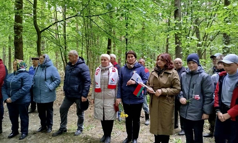 Митинг-реквием состоялся в Лунинецком районе