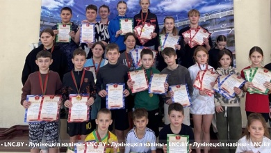 На пьедестале – сильнейшие легкоатлеты Лунинетчины