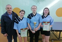 Кто из девушек лучше всех играет в настольный теннис в Лунинецком районе