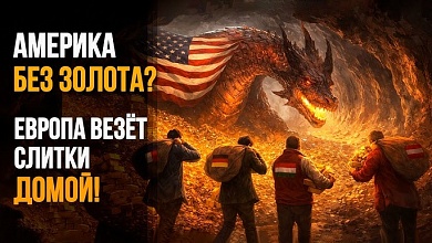 Европа ТОННАМИ возвращает золото из США! // Конец доллара и сигнал Вашингтону