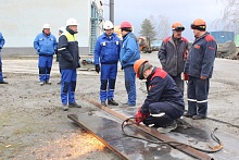 Конкурс профмастерства электрогазосварщиков провели на "Граните" в Микашевичах