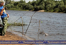 На реке Припять прошли районные соревнования рыбаков-любителей