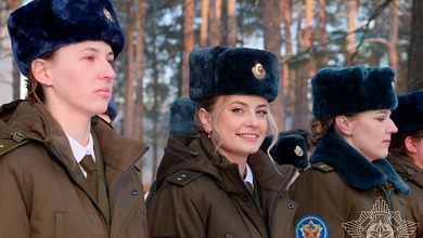 Пополнение в 56 зенитном ракетном полку в Лунинецком районе