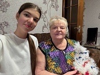 Волонтеры СШ №2 г. Лунинца совершили визиты добра