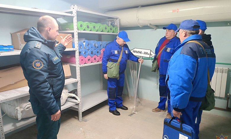 Спасатели провели учения в Лунинецком районе