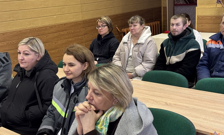 О чем говорил руководитель Лунинецкого РОЧС с работниками хлебозавода