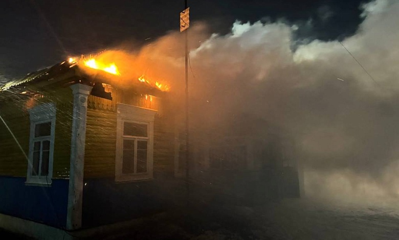 Сын спас отца на пожаре в Столинском районе