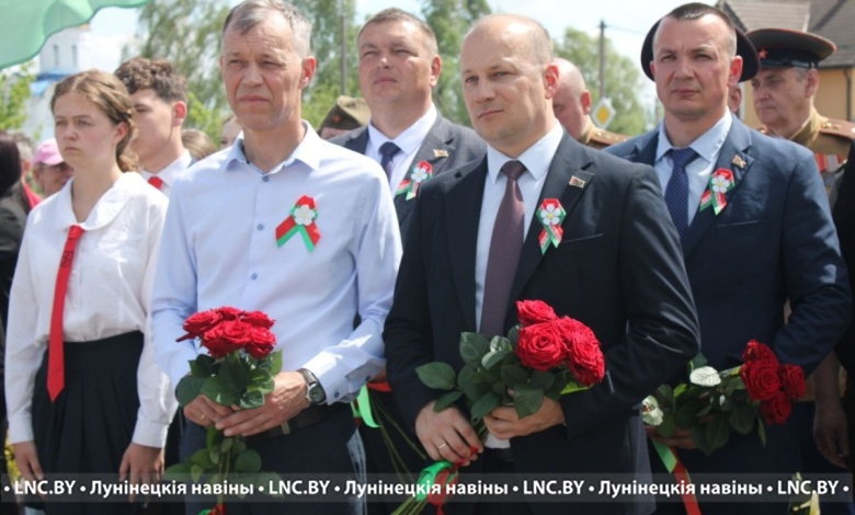 7 мая в Лунинце на Кургане Бессмертия стартовал патриотический автопробег, посвящённый 81-й годовщине Победы