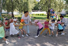Праздник устроили в детском саду в рамках проекта «Лунинец- здоровый город»