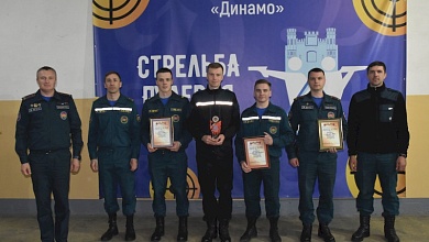 Спасатели из Лунинецкого района заняли 3 место в областных соревнованиях по стрельбе 