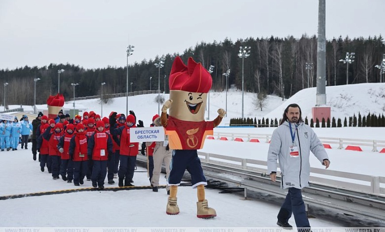 В финале "Снежного снайпера" больше всего медалей завоевала команда Брестской области