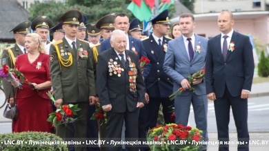 День Независимости Республики Беларусь празднуют в Лунинце (фоторепортаж)