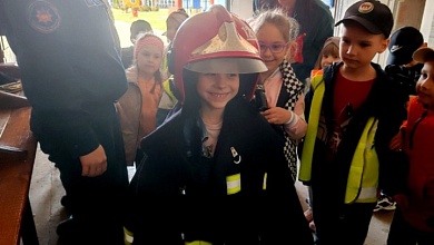 Спасатели устроили экскурсию для малышей в Лунинце