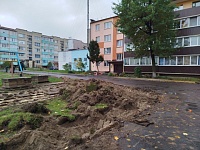 Автостоянку расширяют на ул. Лисовича и Красной в Лунинце