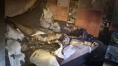 Как так?! Пожар произошел в Лунинецком районе