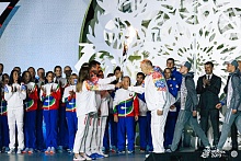 Эстафета огня в Минске: «Пламя мира» впервые озарило столицу